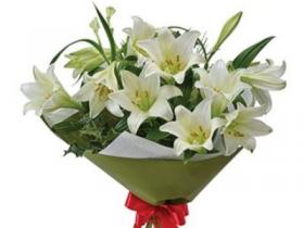 White Lily Bouquet