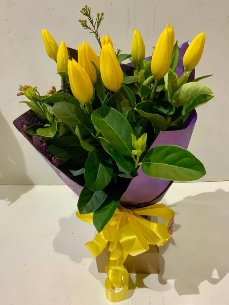 Yellow Tulip Bouquet