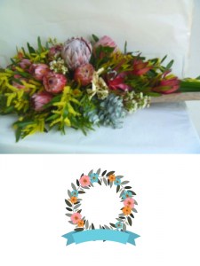 Native Casket Arrangement