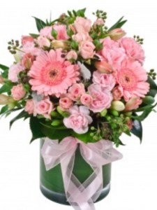 Pretty Pink Posie Including Vase