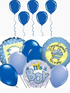 Its A Baby Boy Balloon Bouquet