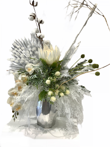 Dreamy White Dried Arrangement