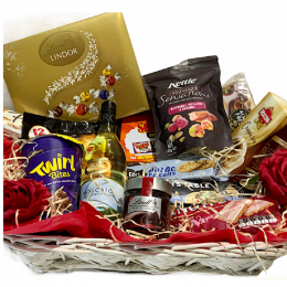 Chocolates, Wine, and Sweeets Hamper