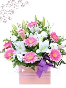 Pretty Pink Large Box Arrangement