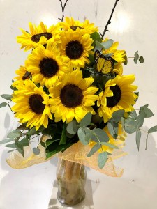 Sunflowers in a Vase